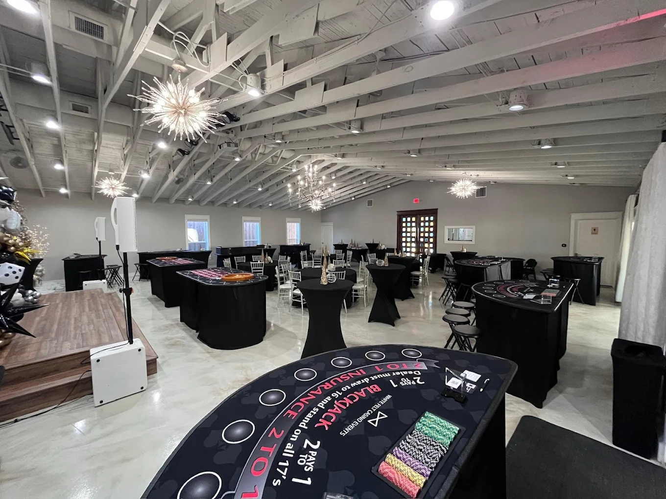 White Felt Casino Events